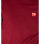 T-shirt Wrangler SIGN OFF TEE W70MD3XRO Rhubarb Red