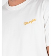 T-shirt Wrangler SLOGAN TEE 112341175 W70NEEW02 Worn White