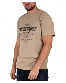 T-shirt Wrangler AMERICANA TEE 112341145 W70PEEH46 Chinchilla