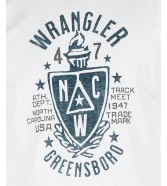 Koszulka Wrangler LS AMERICANA TEE 112341143 W70QEEW01 Whisper White