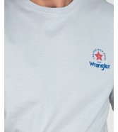 T-shirt Wrangler TEE 112341183 W70SEEF10 Pearl Blue