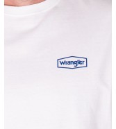 T-shirt Wrangler LOGO TEE 112339348 W750EEW02 Worn White