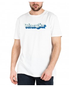 T-shirt Wrangler GRAPHIC TEE W753EEW02 Worn White