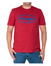 T-shirt Wrangler LOGO  TEE 112339326 W7BMD3X47 Red