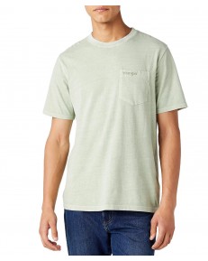 T-shirt Wrangler SS POCKET TEE W7H6EJG15 Tea Leaf