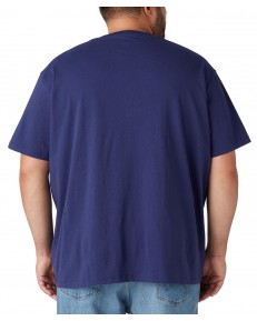 T-shirt Wrangler SS GOOD TIMES TEE W7H9GFX9I Medieval Blue