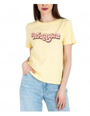 T-shirt Wrangler REGULAR TEE 112332103 W7N4D3Y37 Pale Banana