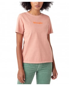 T-shirt Wrangler ROUND TEE W7N4EJM19 Natural Orange