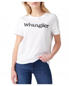 T-shirt Wrangler REGULAR TEE W7N4GH989 White