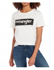 T-shirt Wrangler LOGO TEE W7P3EVX02 Offwhite