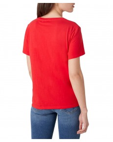 T-shirt Wrangler LOGO TEE W7P3E Lollipop Red