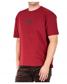 T-shirt Wrangler SMALL BOX TEE W7X2EEXRO Rhubarb Red