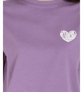 T-shirt Wrangler GRAPHIC TEE W7XBD3XWW Orchid Mist