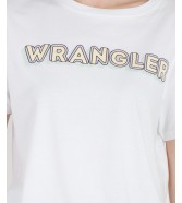 T-shirt Wrangler LOGO TEE 112328923 W7XFD3989 White