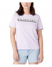 T-shirt Wrangler LOGO TEE 112328922 W7XFD3P26 Pastel Violet