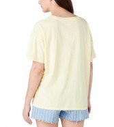 T-shirt Wrangler GIRLFRIEND TEE W7XIEVX6Z French Vanilla