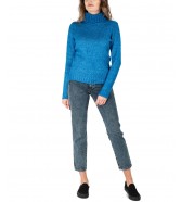Sweter Wrangler PLUSH SWEATER W8N6PAB10 Daphnie Blue